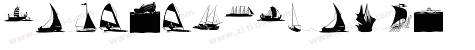 Maritime Flags字体转换